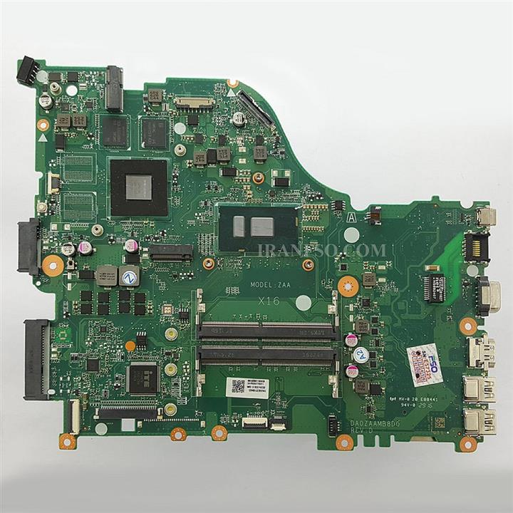 مادربرد لپ تاپ ایسر Aspire E5-575G CPU-I5-7200U_ZAA_VGA-1GB گرافیک دار